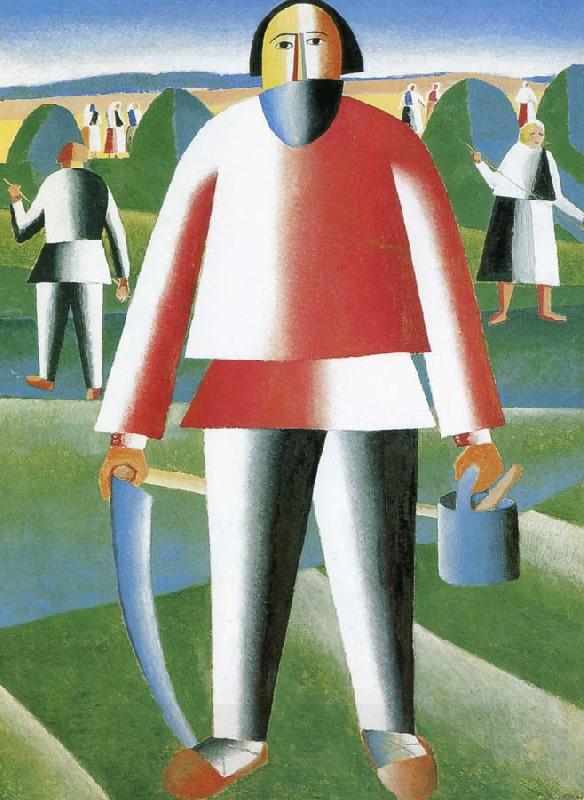 Kasimir Malevich In the grass field China oil painting art